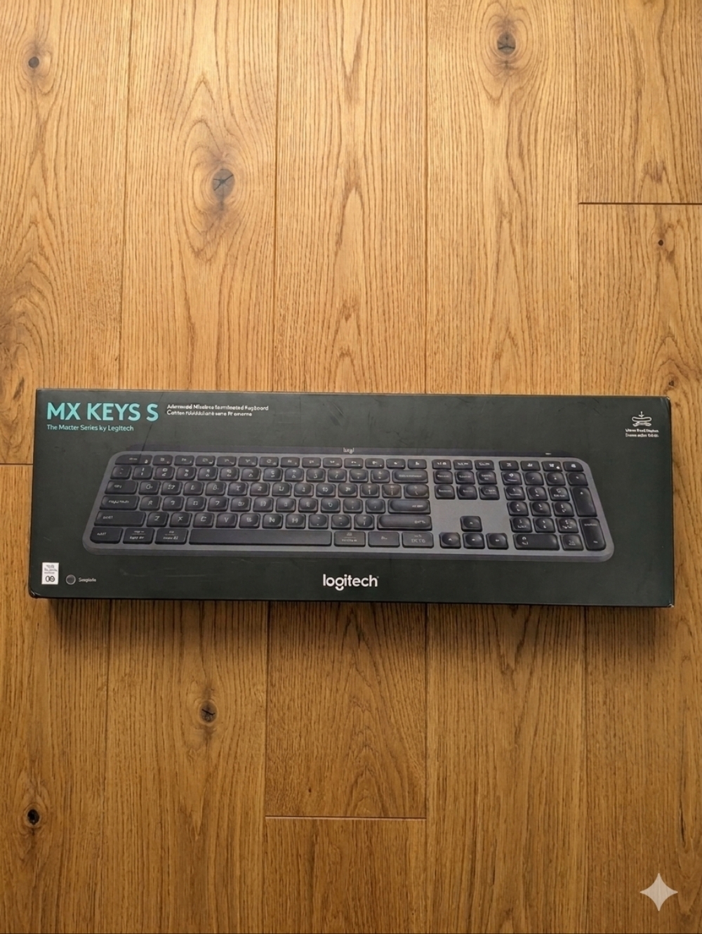 Logitech MX S Wireless Keyboard - Charcoal Black